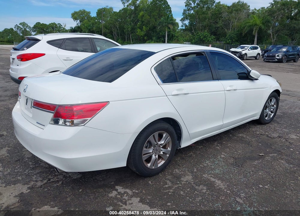 2011 HONDA ACCORD 2.4 SE VIN: 1HGCP2F6XBA103411