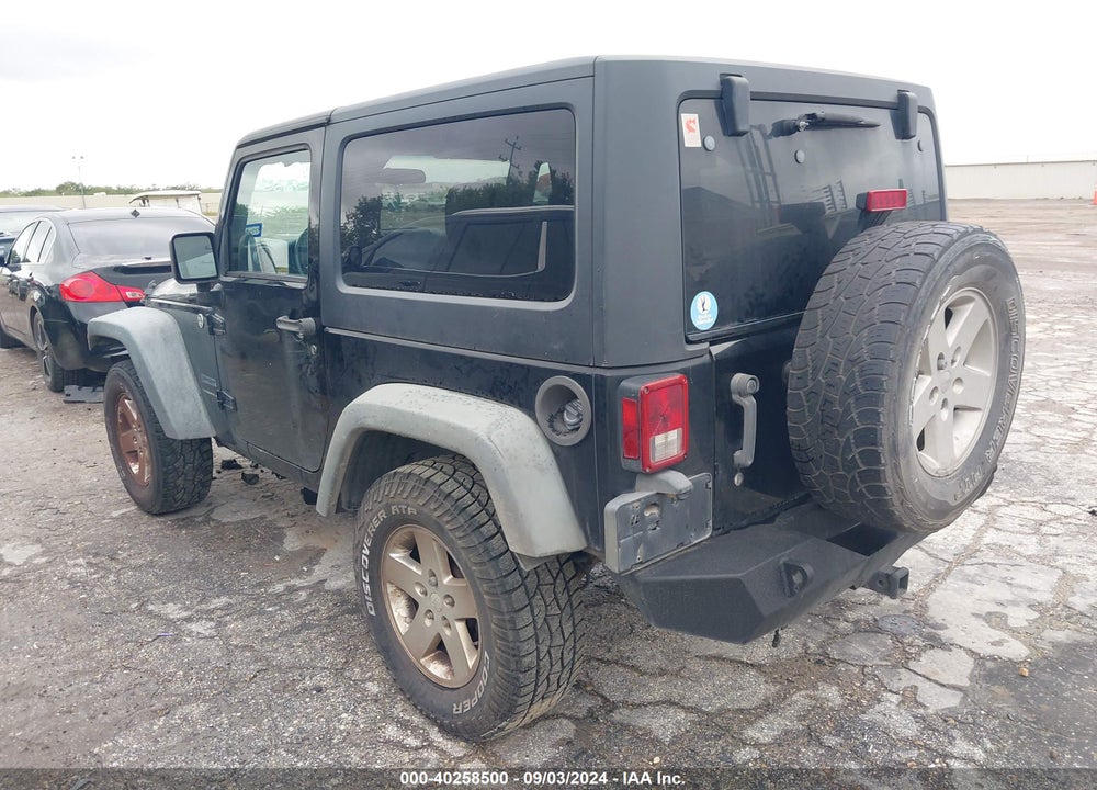 2011 JEEP WRANGLER SPORT VIN: 1J4AA2D16BL549780