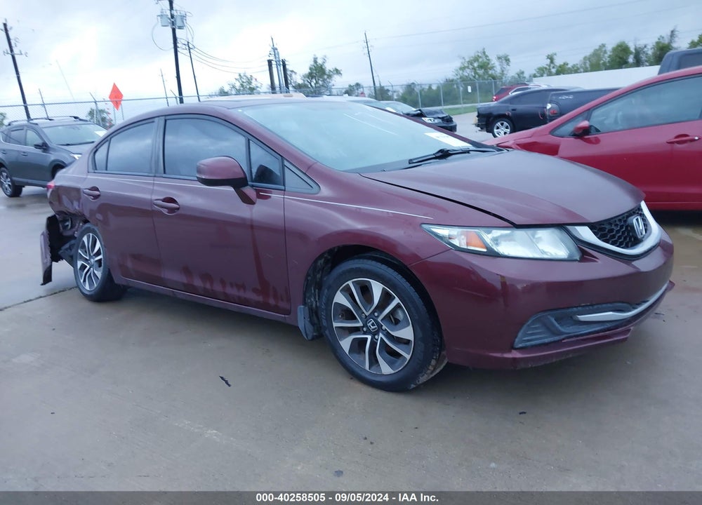 2013 HONDA CIVIC EX VIN: 2HGFB2F83DH555573
