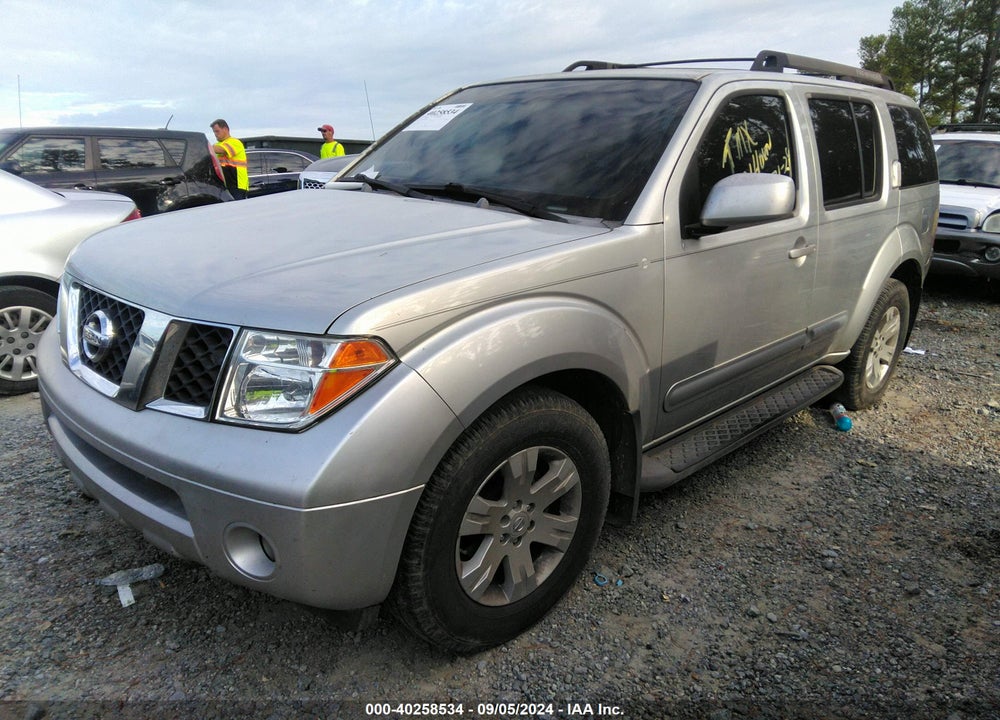 2005 NISSAN PATHFINDER LE VIN: 5N1AR18U85C786879