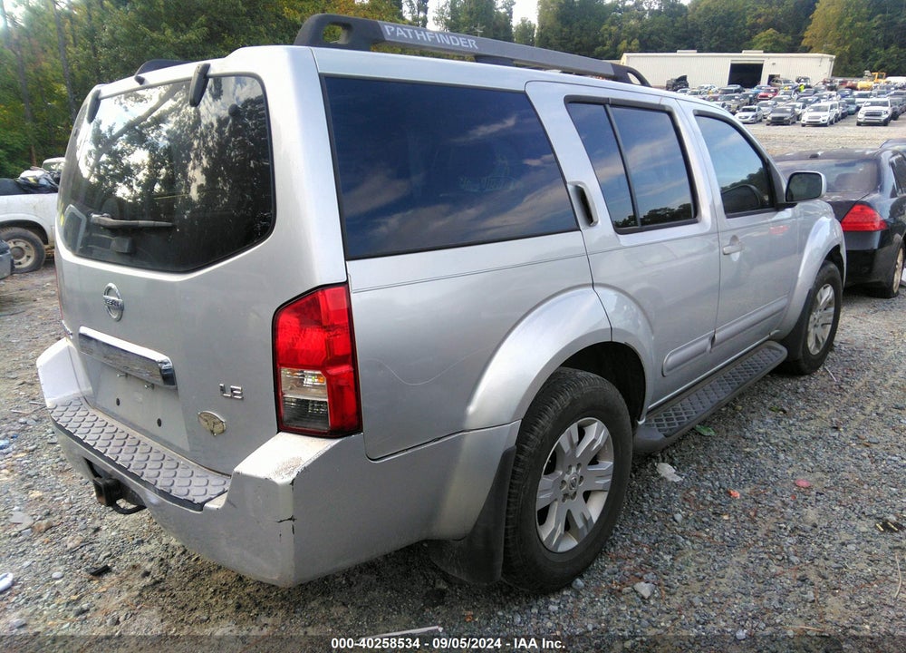 2005 NISSAN PATHFINDER LE VIN: 5N1AR18U85C786879