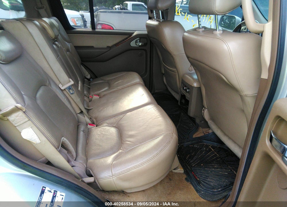 2005 NISSAN PATHFINDER LE VIN: 5N1AR18U85C786879