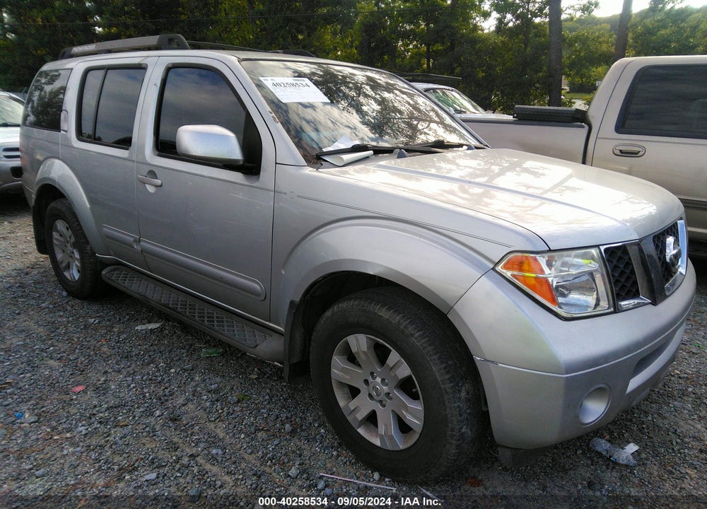 2005 NISSAN PATHFINDER LE VIN: 5N1AR18U85C786879