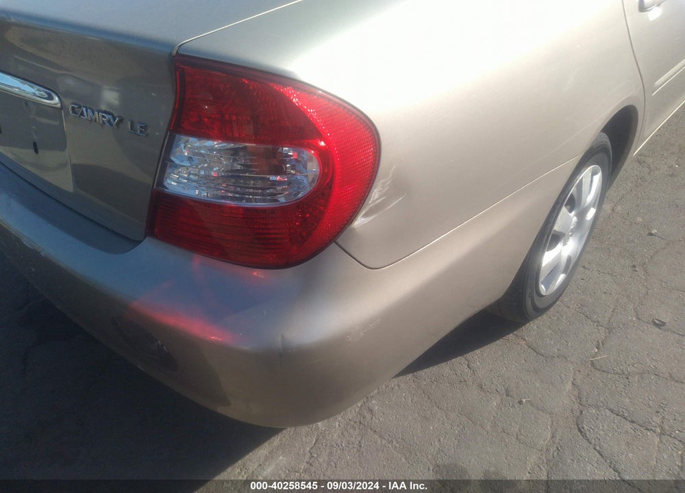 2002 TOYOTA CAMRY LE VIN: 4T1BE32K72U549731