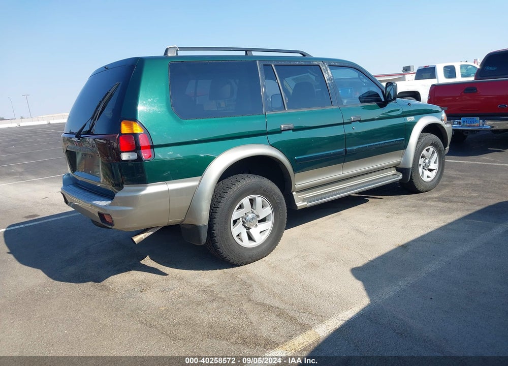 2001 MITSUBISHI MONTERO SPORT XLS VIN: JA4LS31H21P030519