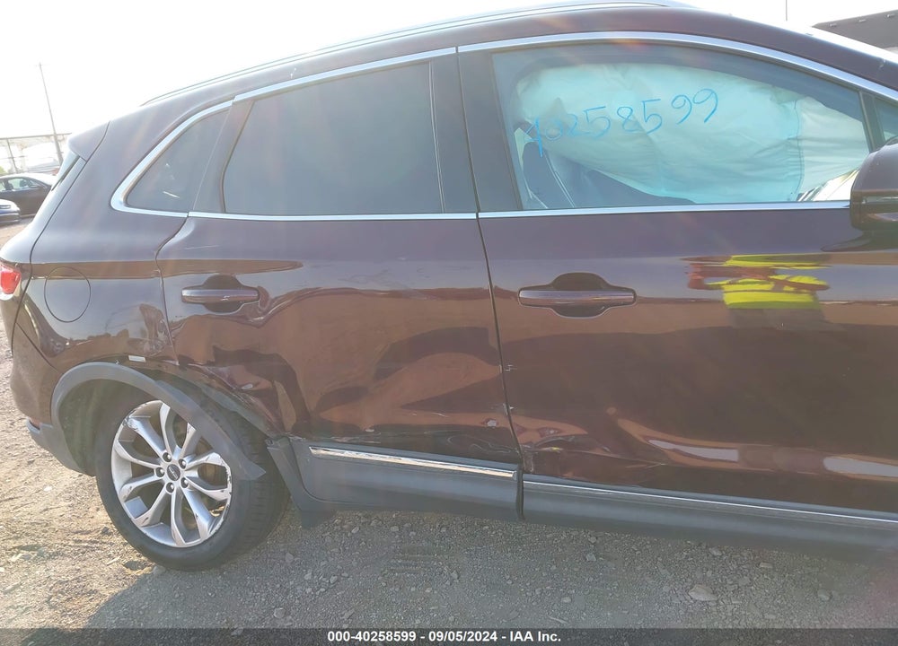 2016 LINCOLN MKC SELECT VIN: 5LMTJ2DH4GUJ00538