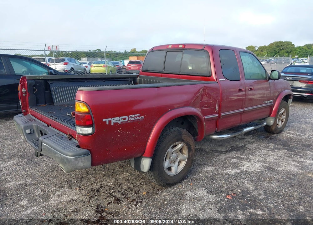 2002 TOYOTA TUNDRA VIN: 5TBRT38172S295846