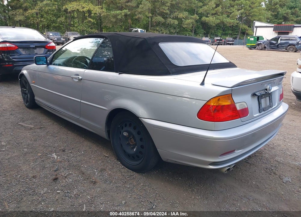 2001 BMW 330CI VIN: WBABS53461JU84862