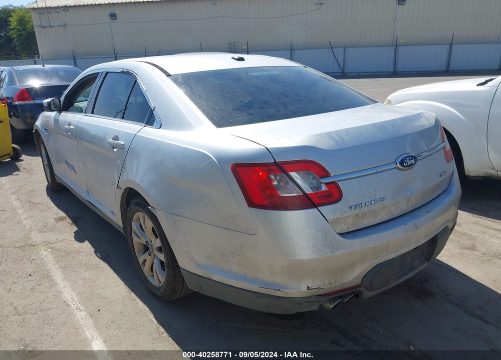 2012 FORD TAURUS SEL VIN: 1FAHP2EW1CG116820