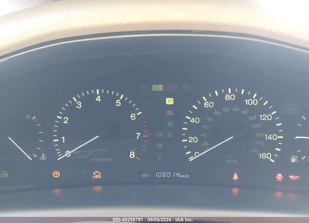 1997 LEXUS LS 400 VIN: JT8BH28F3V0095584