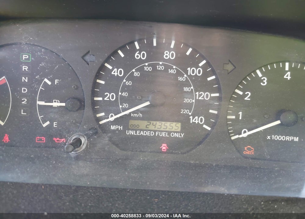 1998 TOYOTA CAMRY LE VIN: JT2BG22K4W0214098