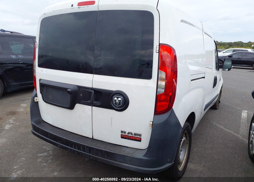 2015 RAM PROMASTER CITY TRADESMAN VIN: ZFBERFAT4F6A15541