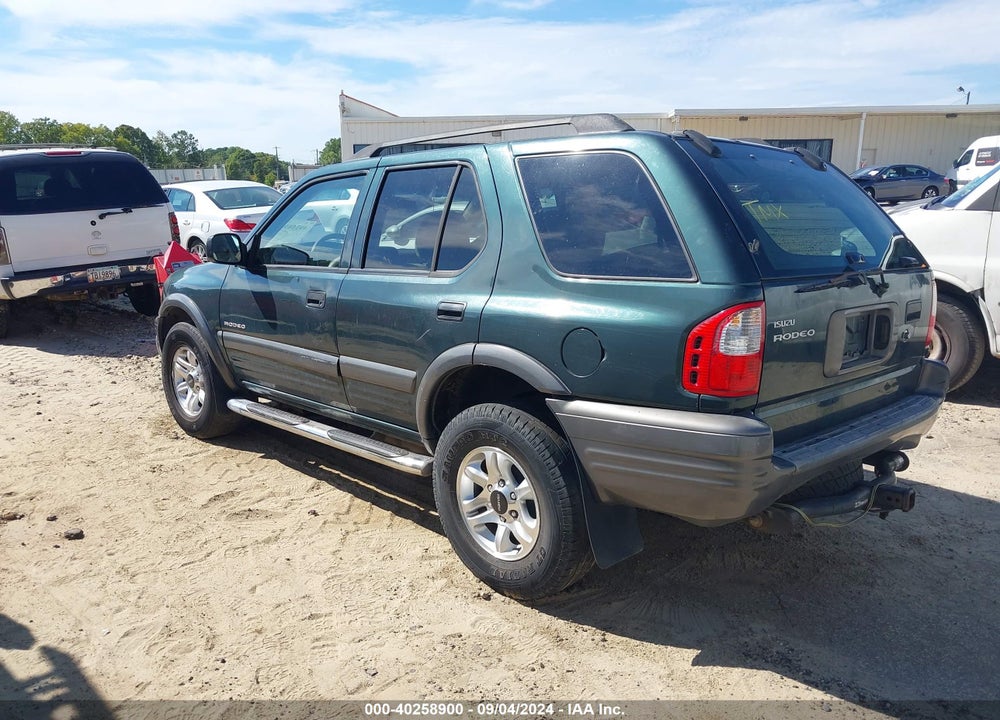 2003 ISUZU RODEO S 3.2L V6 VIN: 4S2CK58W834304045