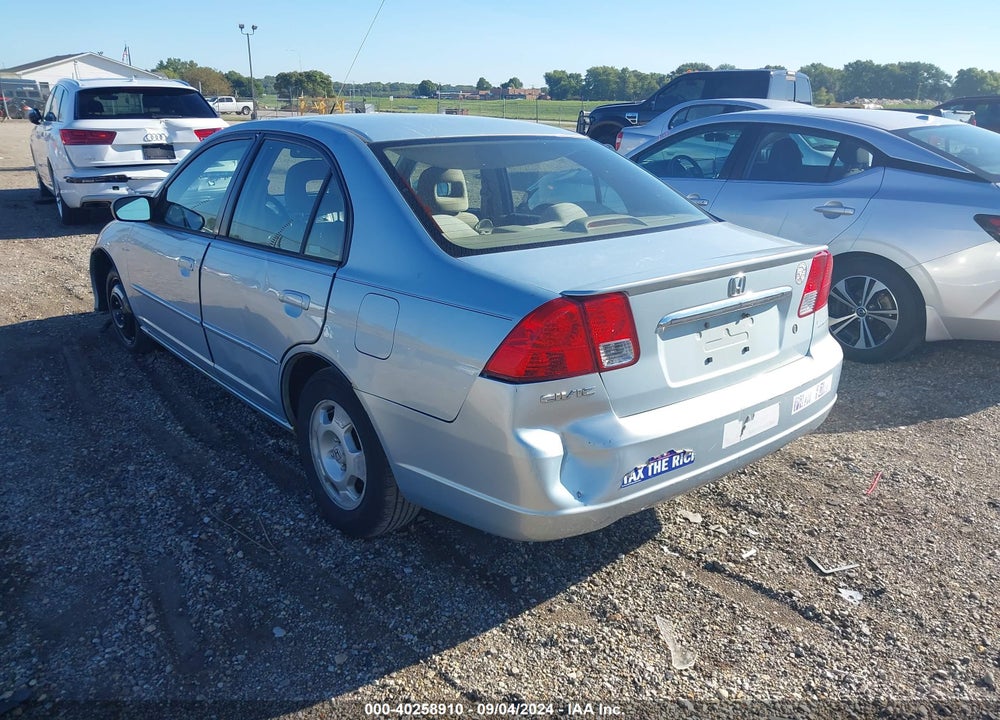 2003 HONDA CIVIC HYBRID VIN: JHMES95673S023624