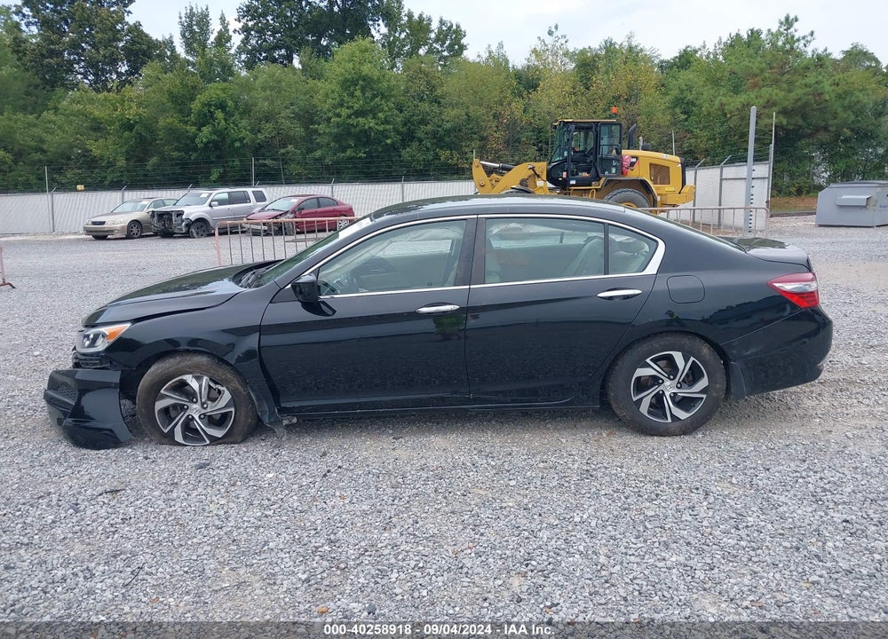 2017 HONDA ACCORD LX VIN: 1HGCR2F37HA222056