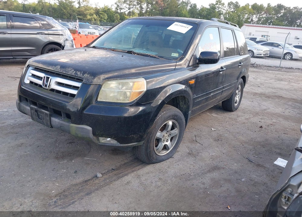 2008 HONDA PILOT EX-L VIN: 5FNYF18578B051340