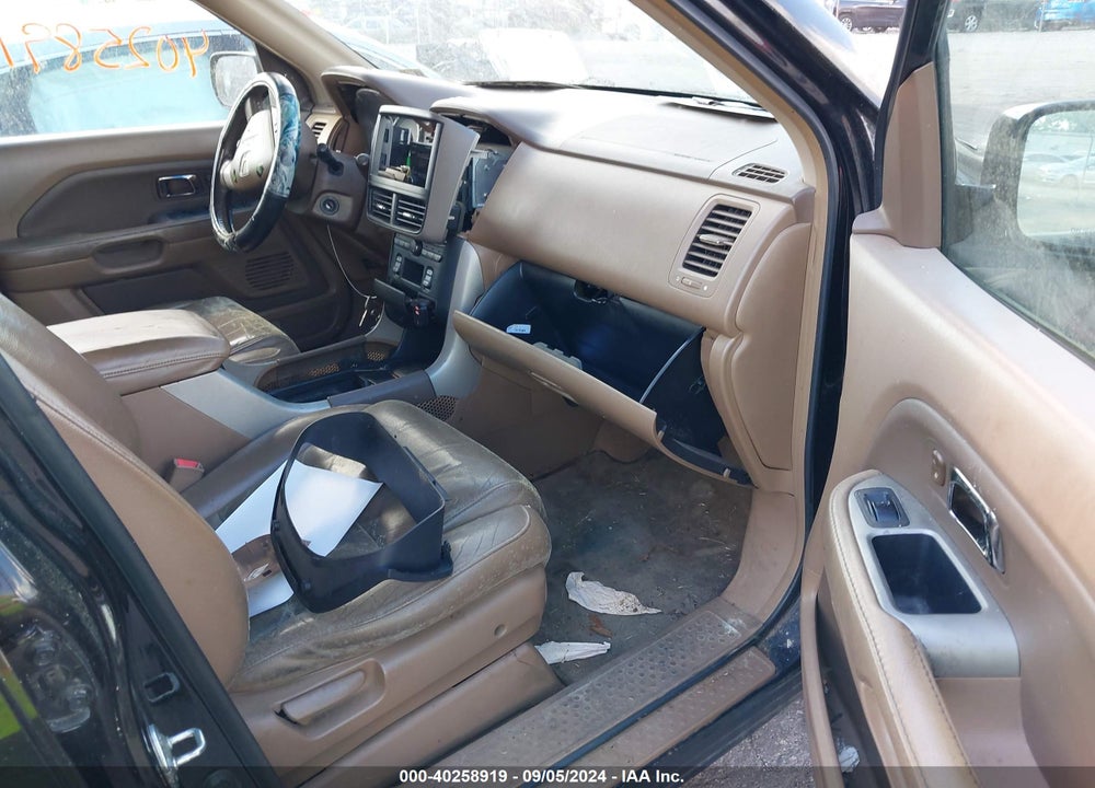2008 HONDA PILOT EX-L VIN: 5FNYF18578B051340
