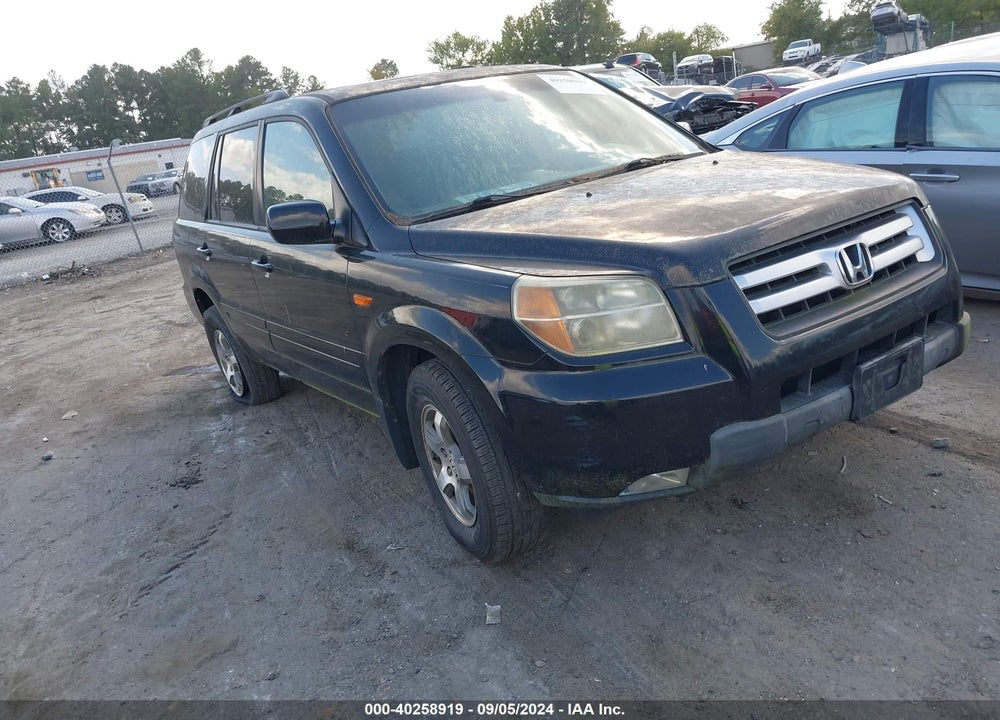 2008 HONDA PILOT EX-L VIN: 5FNYF18578B051340