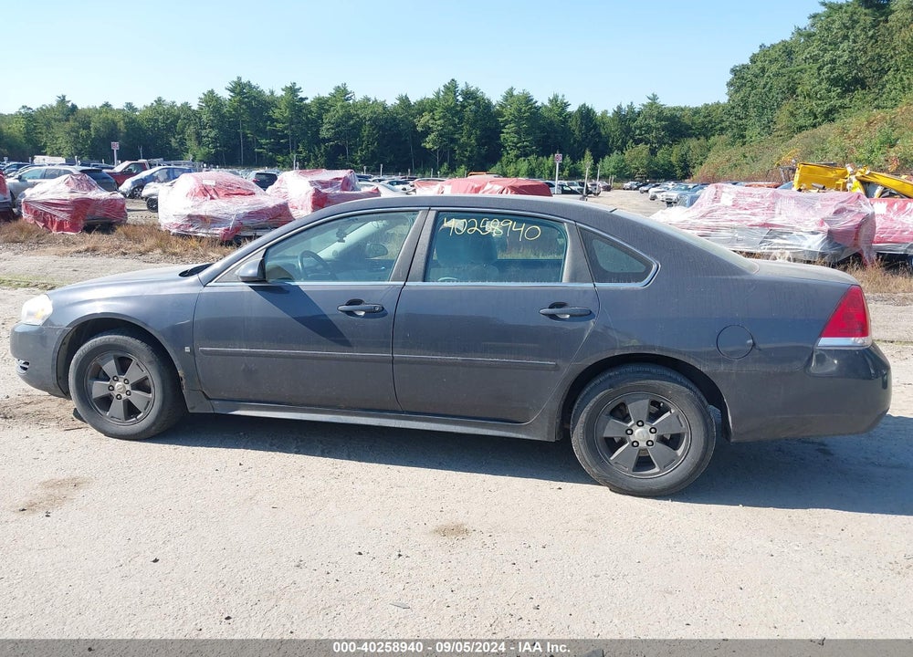 2009 CHEVROLET IMPALA LT VIN: 2G1WT57K191193601