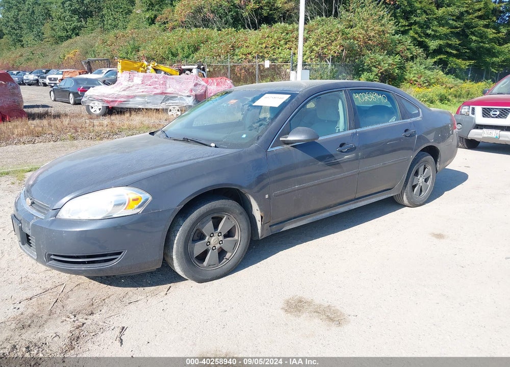 2009 CHEVROLET IMPALA LT VIN: 2G1WT57K191193601
