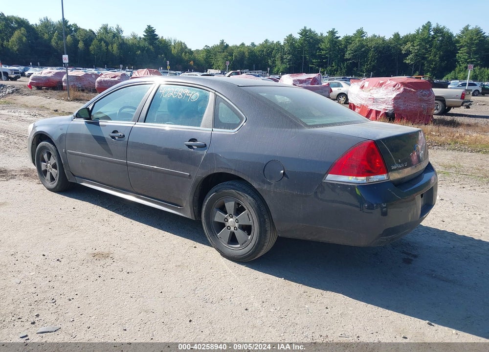 2009 CHEVROLET IMPALA LT VIN: 2G1WT57K191193601