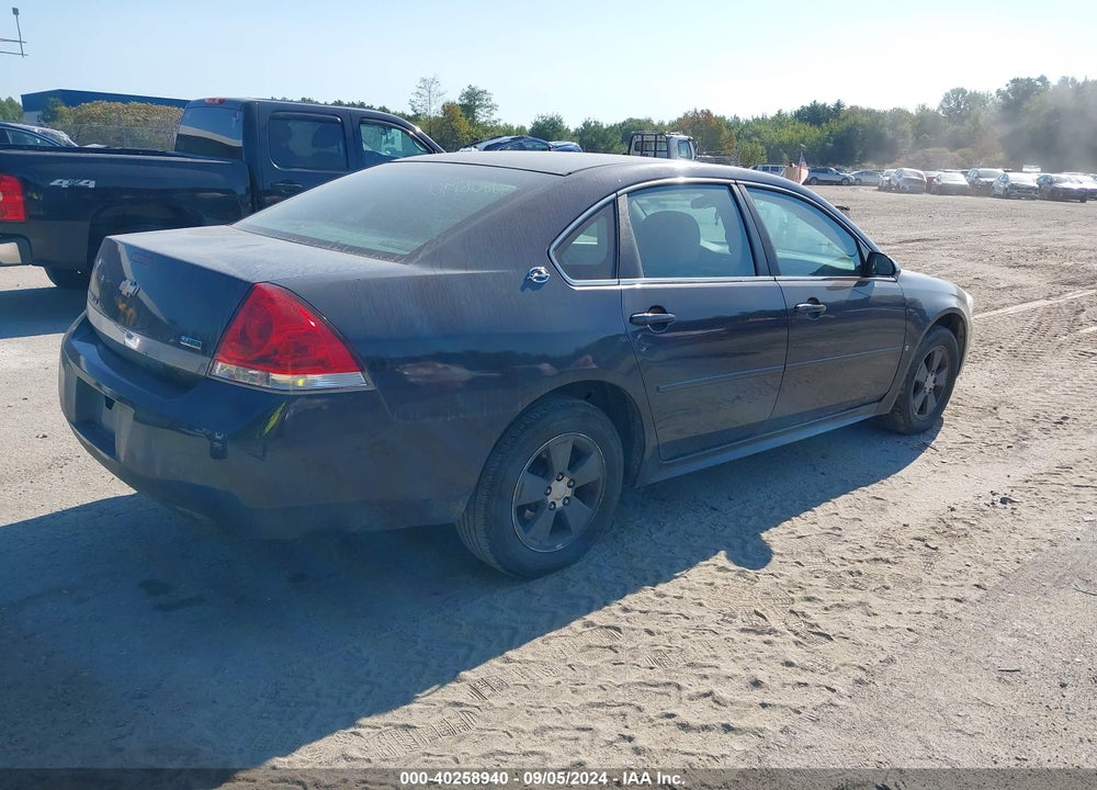 2009 CHEVROLET IMPALA LT VIN: 2G1WT57K191193601