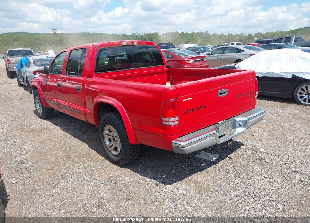 2004 DODGE DAKOTA SLT VIN: 1D7HL48K84S599270