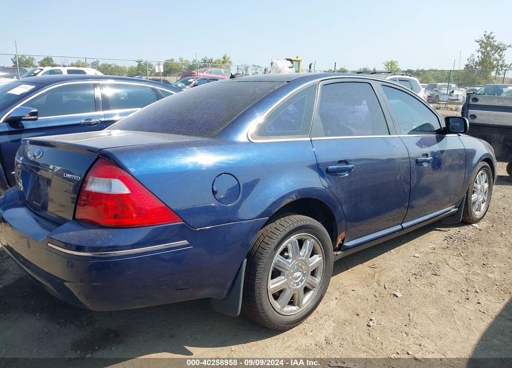 2007 FORD FIVE HUNDRED LIMITED VIN: 1FAHP28137G134760