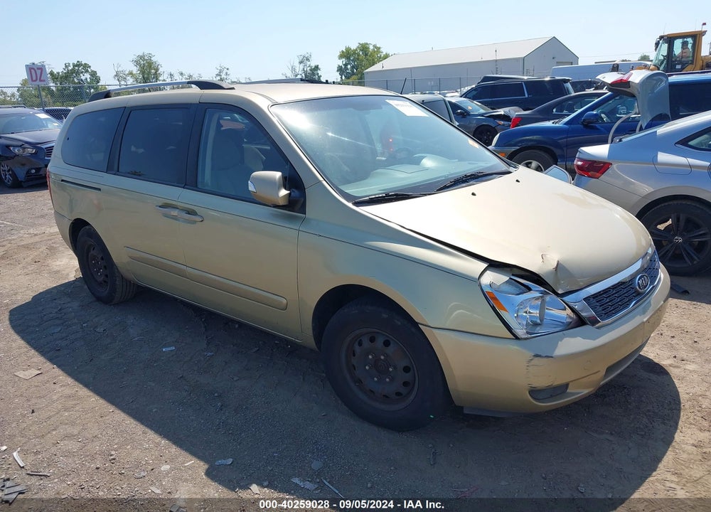 2011 KIA SEDONA LX VIN: KNDMG4C76B6373203