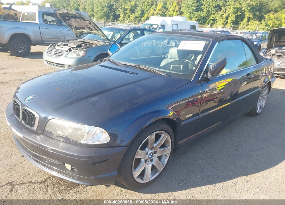 2002 BMW 325CI VIN: WBABS334X2JY58699