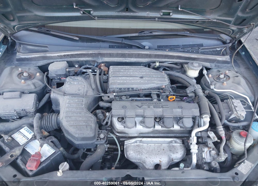 2002 HONDA CIVIC EX VIN: 2HGES26802H610893