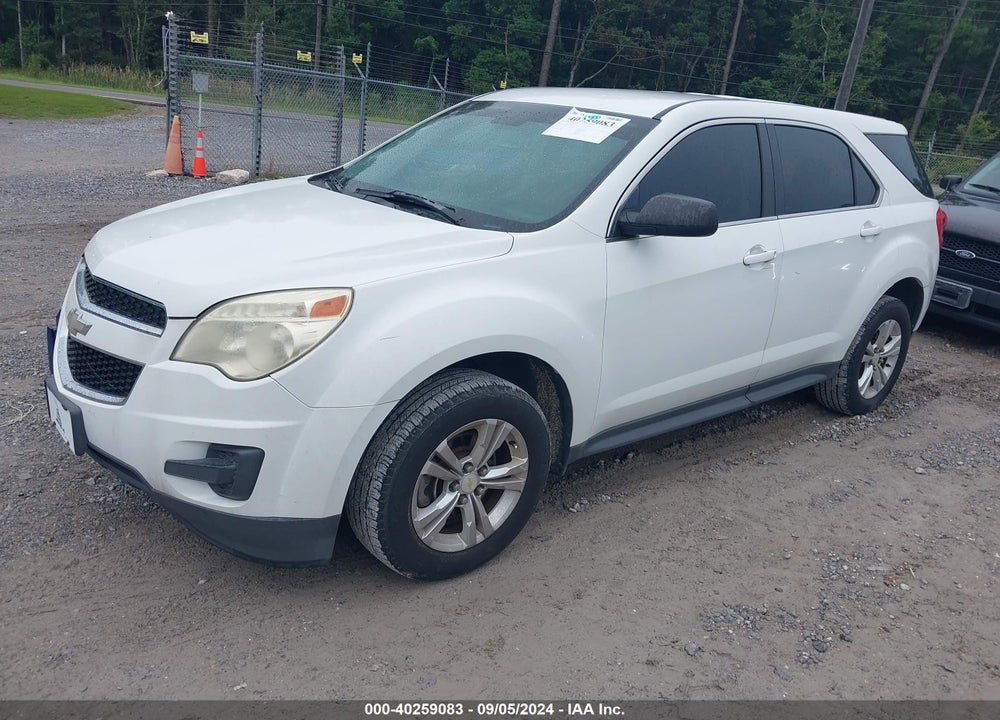 2012 CHEVROLET EQUINOX LS VIN: 2GNALBEK2C1285091