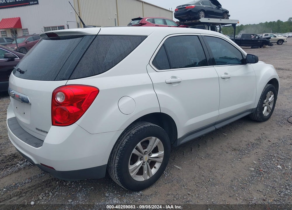 2012 CHEVROLET EQUINOX LS VIN: 2GNALBEK2C1285091