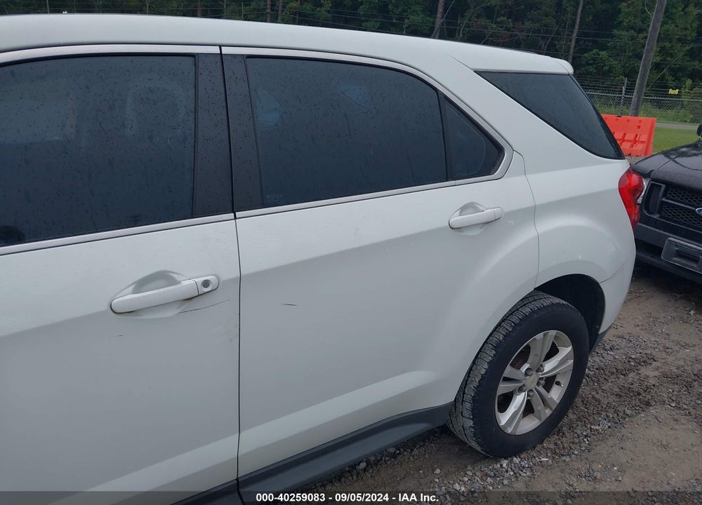 2012 CHEVROLET EQUINOX LS VIN: 2GNALBEK2C1285091