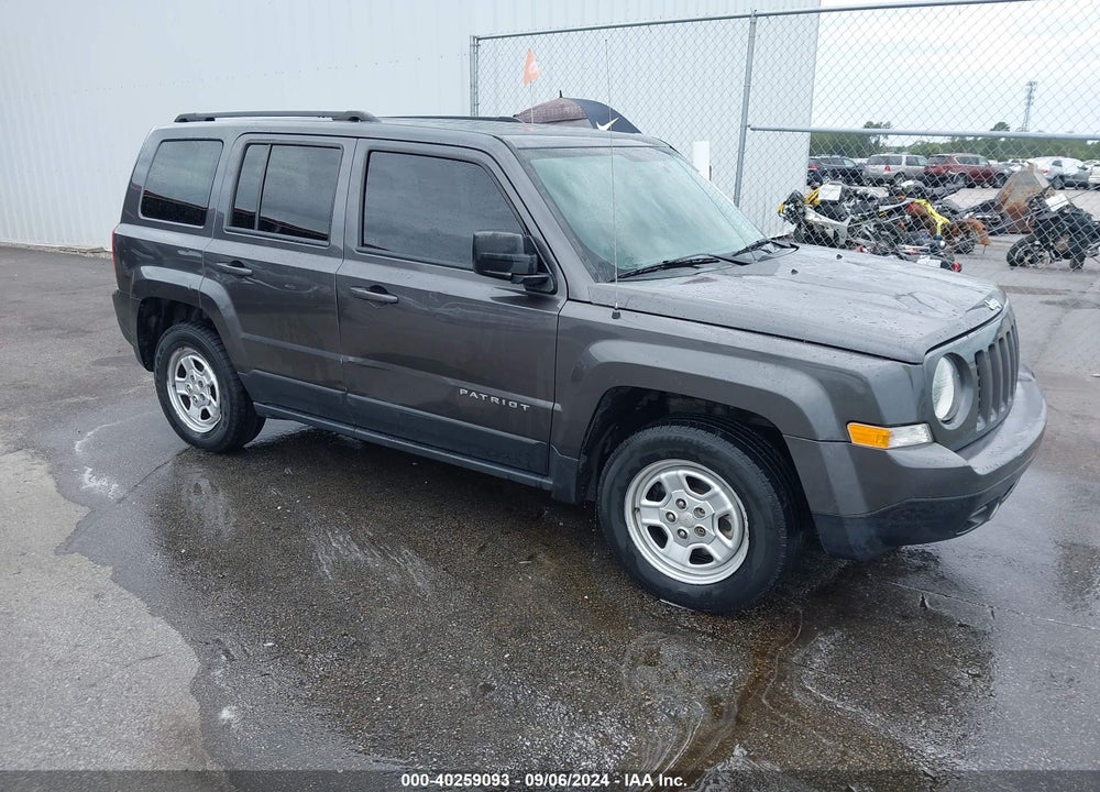 2017 JEEP PATRIOT SPORT FWD VIN: 1C4NJPBB1HD121439