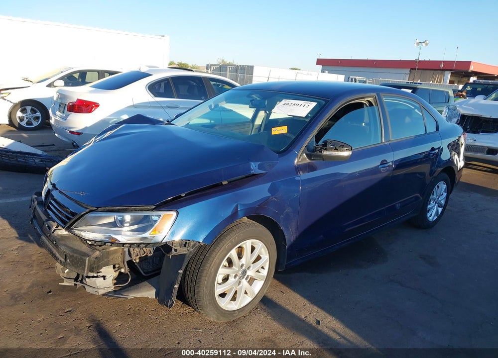 2012 VOLKSWAGEN JETTA 2.5L SE VIN: 3VWDP7AJ6CM413035