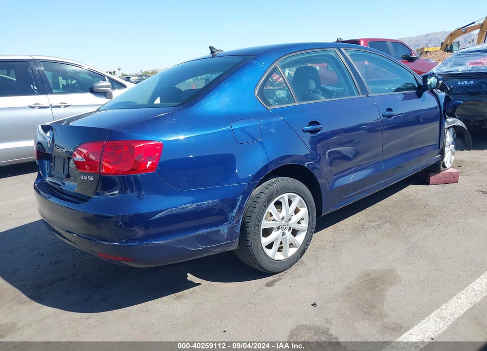 2012 VOLKSWAGEN JETTA 2.5L SE VIN: 3VWDP7AJ6CM413035