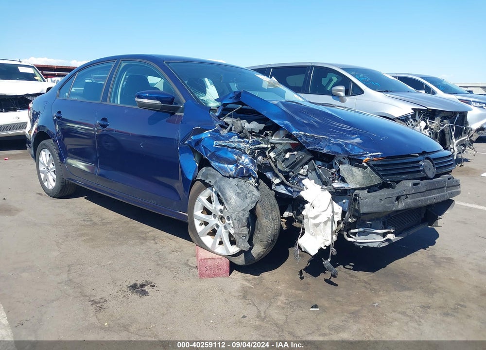 2012 VOLKSWAGEN JETTA 2.5L SE VIN: 3VWDP7AJ6CM413035