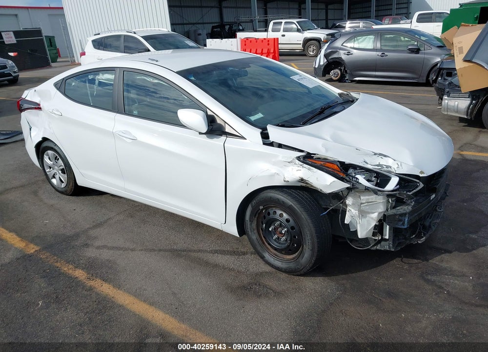 2016 HYUNDAI ELANTRA SE VIN: 5NPDH4AE6GH735218
