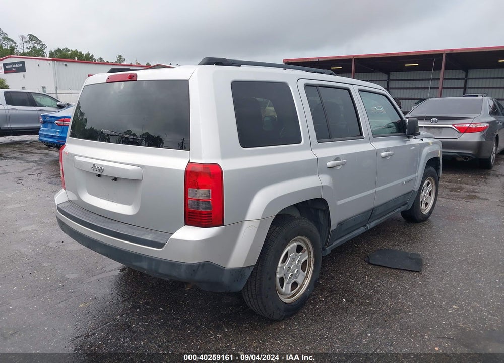 2012 JEEP PATRIOT SPORT VIN: 1C4NJPBB3CD725132