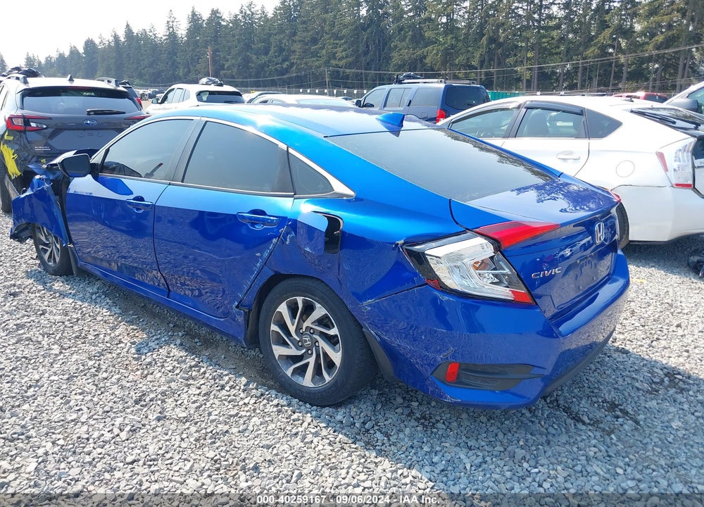 2018 HONDA CIVIC EX VIN: 2HGFC2F73JH544766