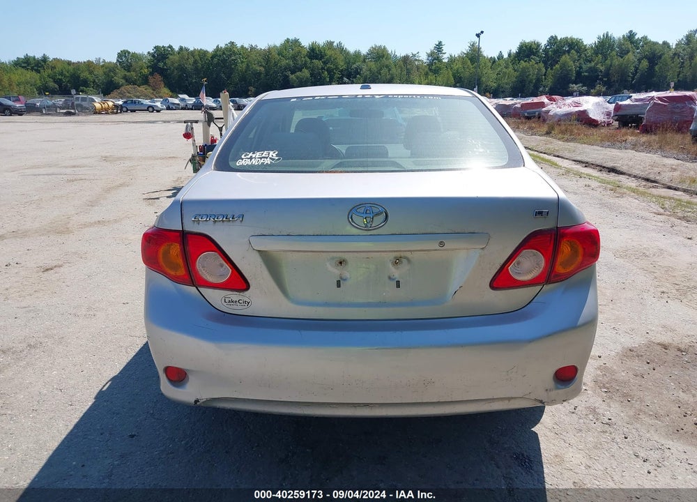 2009 TOYOTA COROLLA LE VIN: JTDBL40E89J017980