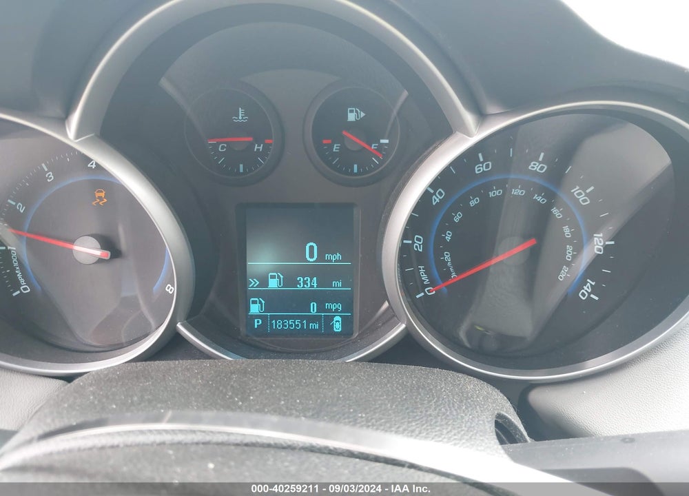 2012 CHEVROLET CRUZE 1LT VIN: 1G1PF5SC1C7189845