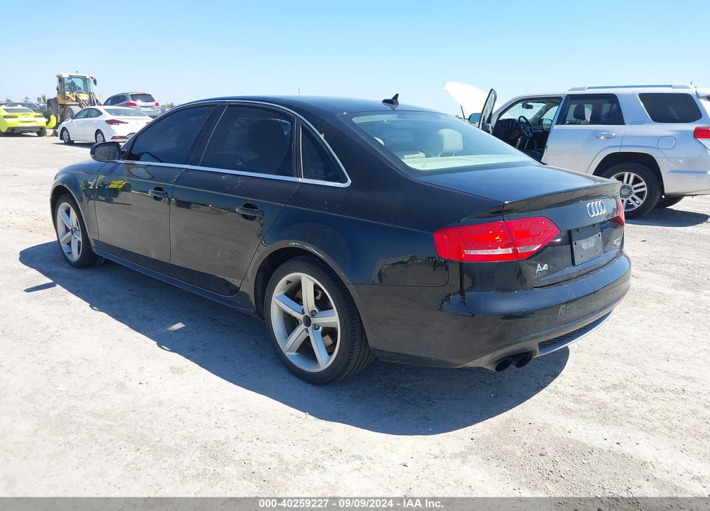 2012 AUDI A4 2.0T PREMIUM VIN: WAUFFAFL5CA056057