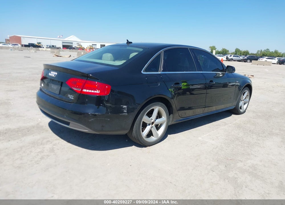 2012 AUDI A4 2.0T PREMIUM VIN: WAUFFAFL5CA056057
