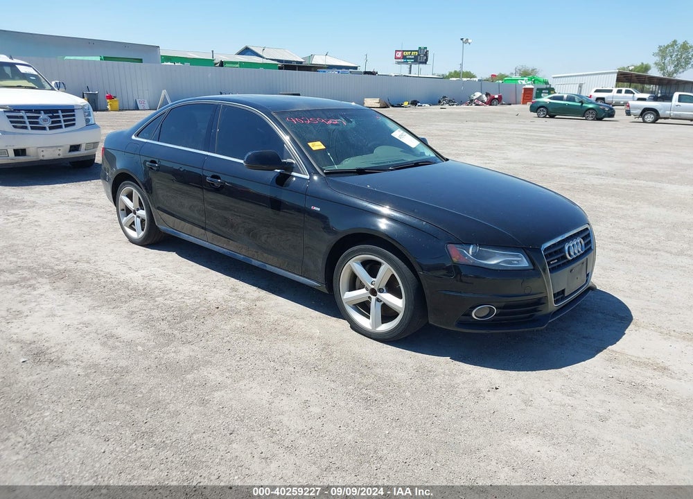 2012 AUDI A4 2.0T PREMIUM VIN: WAUFFAFL5CA056057