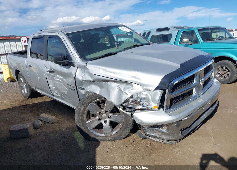 2012 RAM 1500 SLT VIN: 1C6RD7LT0CS222287