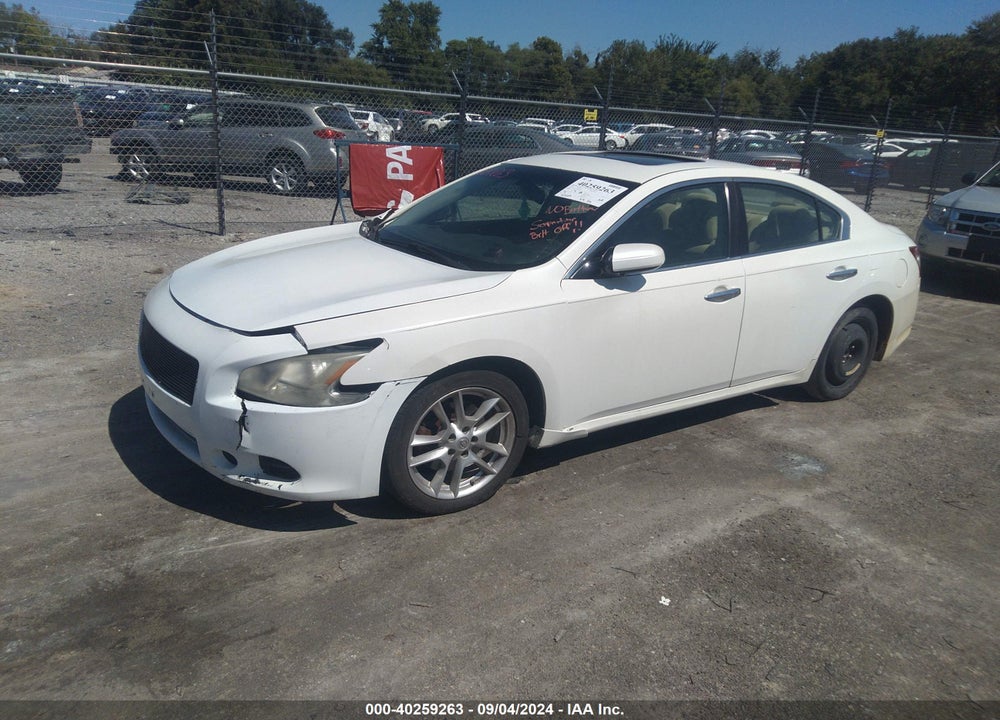 2009 NISSAN MAXIMA 3.5 S VIN: 1N4AA51E79C853683