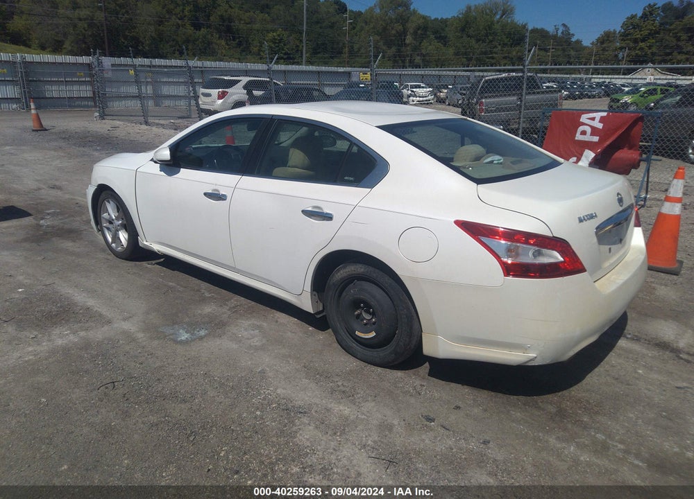2009 NISSAN MAXIMA 3.5 S VIN: 1N4AA51E79C853683