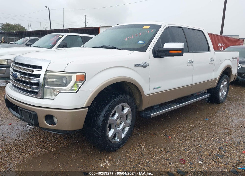 2013 FORD F-150 KING RANCH VIN: 1FTFW1ET6DKG06222
